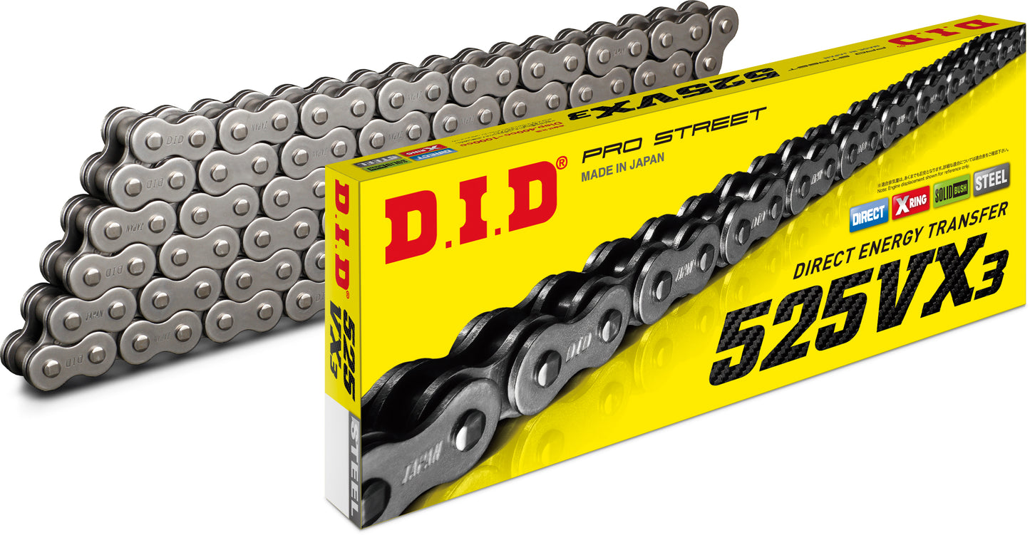 D.I.D Chain 525Vx3 120L