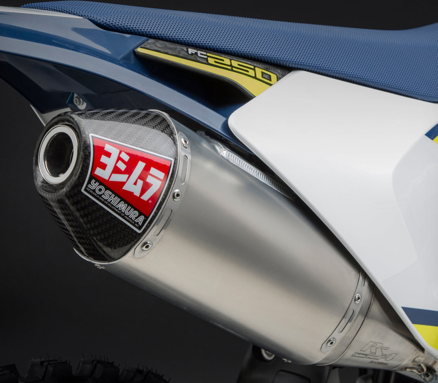 Yoshimura Rs-4 Header/Canister/End Cap Exhaust Slip-On Ss-Al-Cf • #961-2402