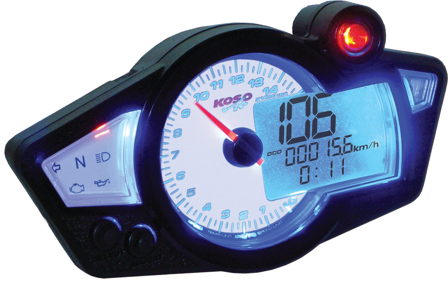 Koso GP Style Multi-Function Gauge