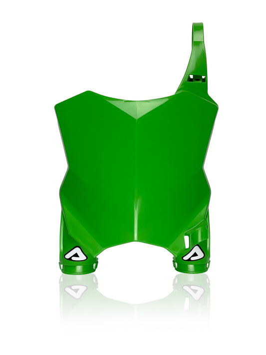 Acerbis Raptor Front Number Plate Green Kaw