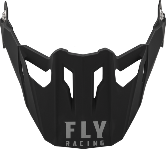 Fly Racing Trekker Solid Helmet Visor Matte Black