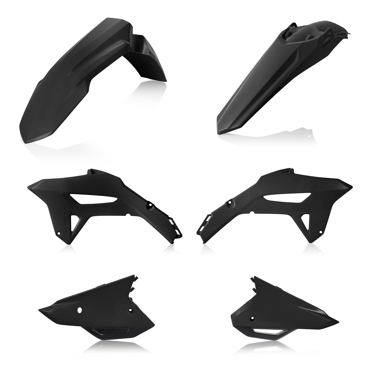 Acerbis Plastic Kit Hon Black • #28589-10001