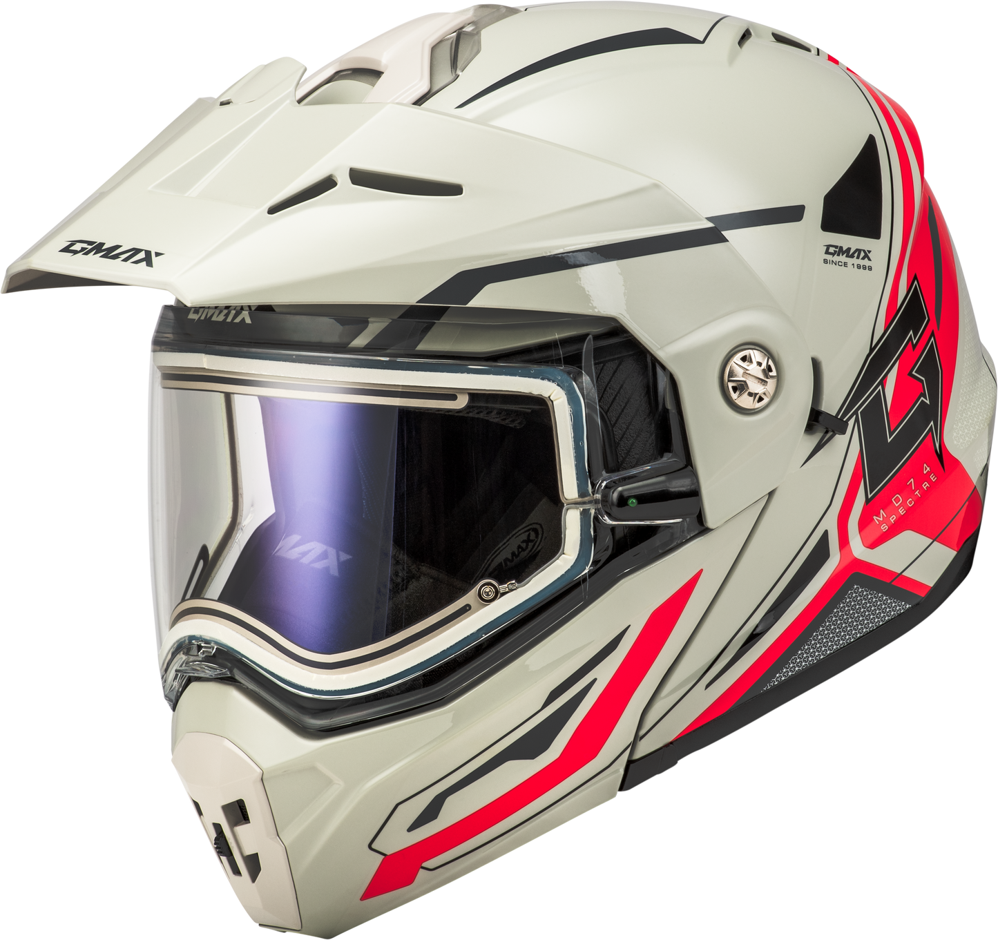 Gmax MD-74S Spectre Modular Helmet w/Electric Shield