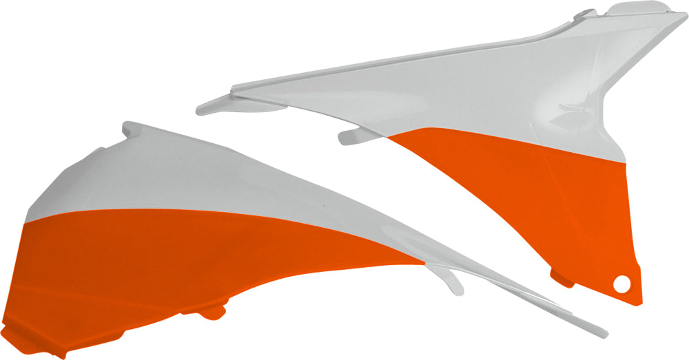 Acerbis Airbox Covers White/Orange
