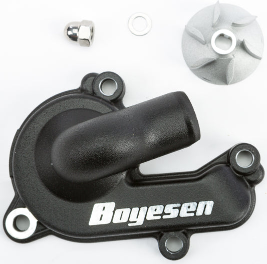 Boyesen Waterpump Cover & Impeller Kit Black • #59-8624AB
