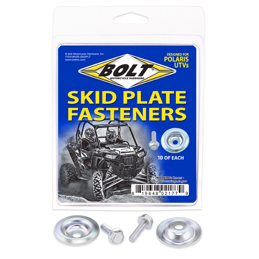 UTV Skid Plate Fasteners Washer/Bolt 20/pk