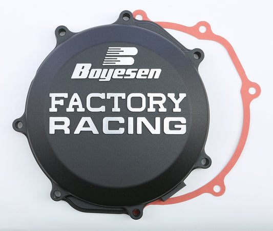 Boyesen Factory Racing Clutch Cover Black • #59-7214B