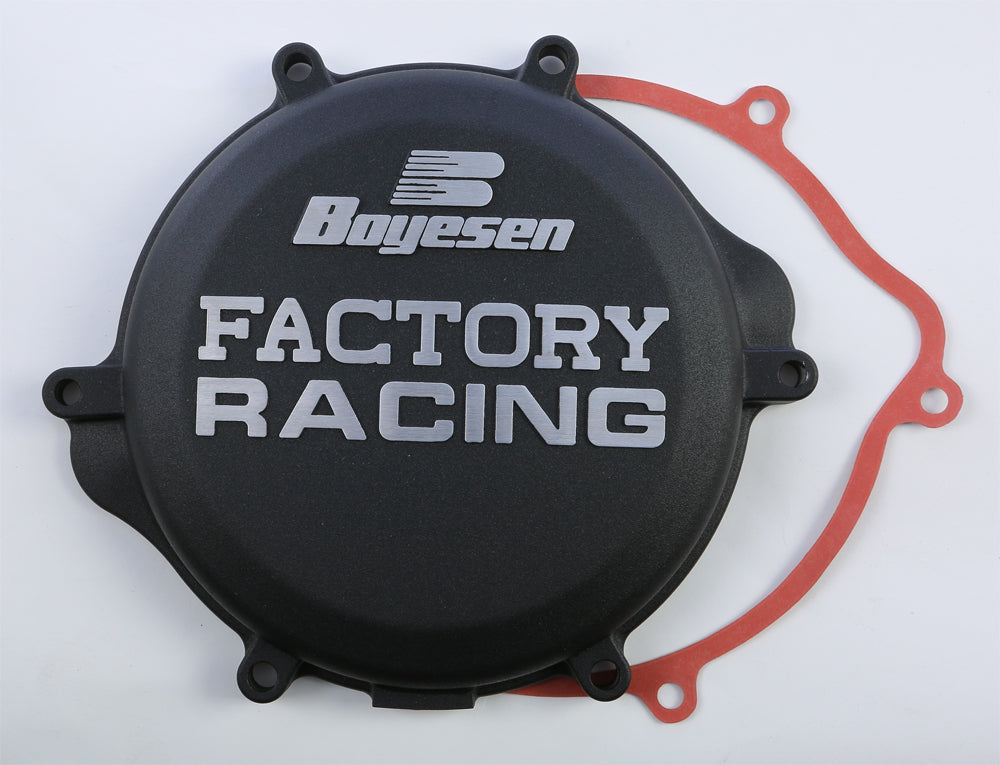 Boyesen Factory Racing Clutch Cover Black • #59-7221B