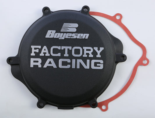 Boyesen Factory Racing Clutch Cover Black • #59-7221B