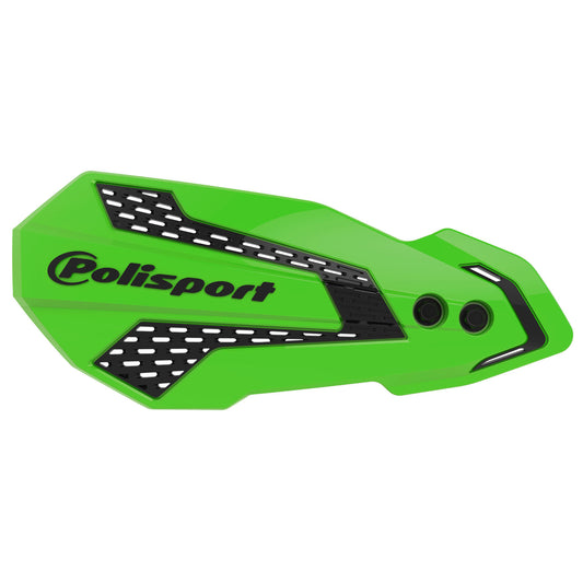 Polisport Mx Flow Handguards Green/Black • #64-8308240