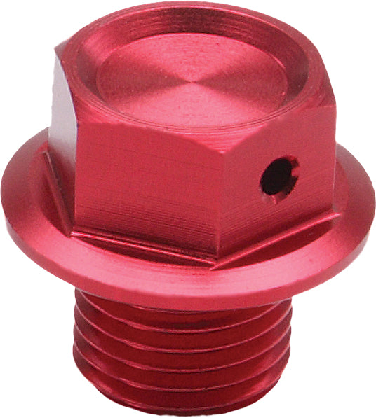 Zeta Magnetic Drain Plug Red • #634-8200R