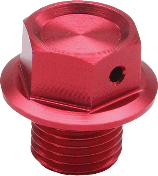 Zeta Magnetic Drain Plug Red • #634-8202R