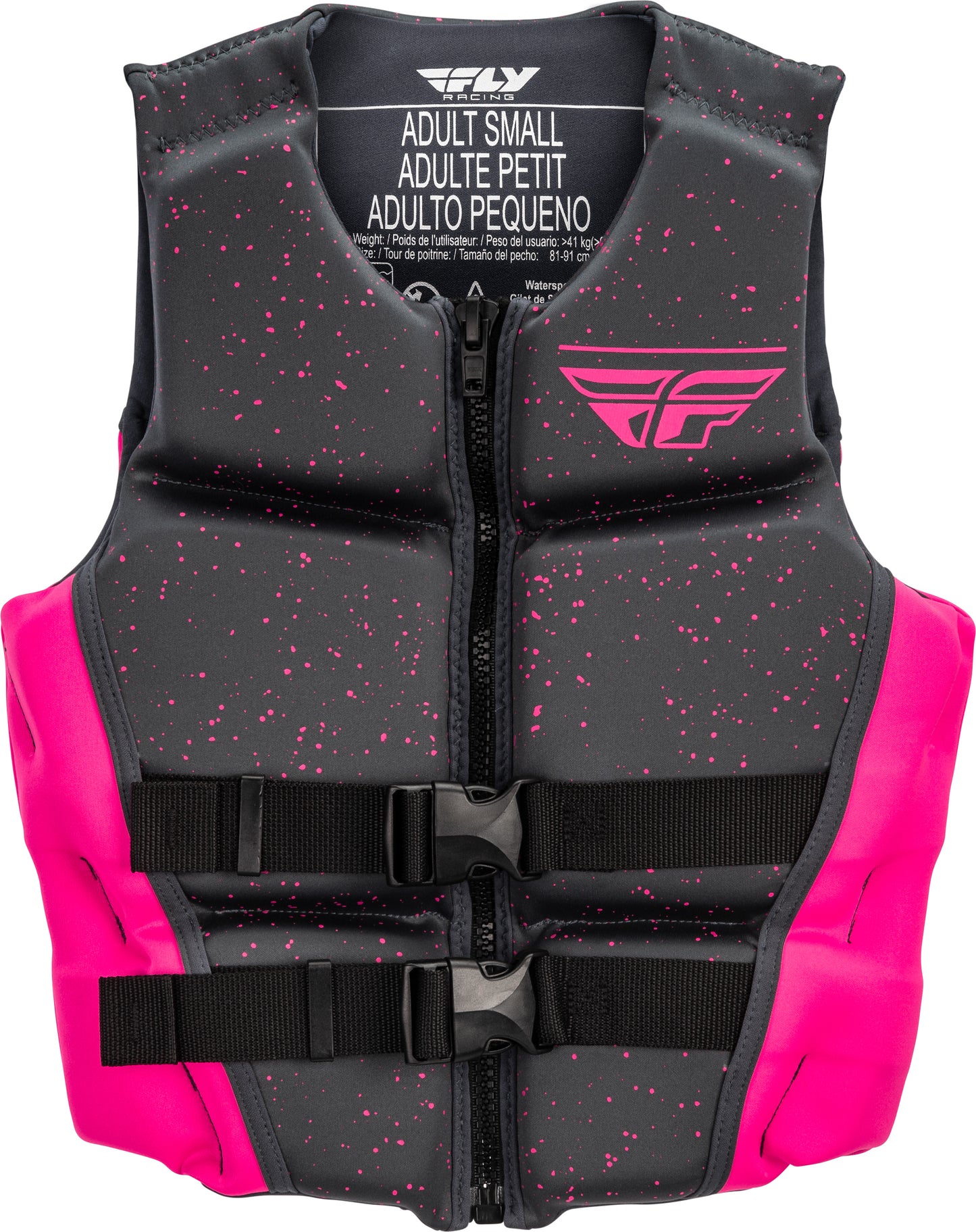 Fly Racing Women'S Neoprene Vest Pink/Grey Xs