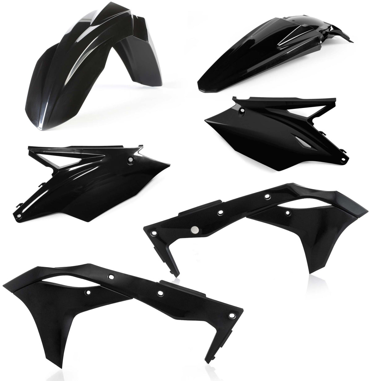 Acerbis Plastic Kit Black • #26858-10001
