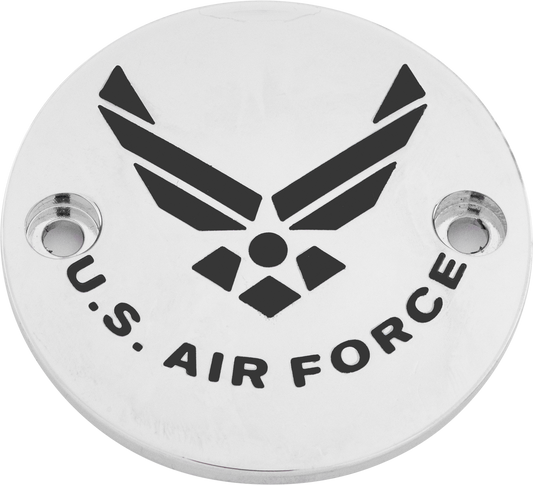 Custom Engraving M8 Timer Cover Air Force Chrome