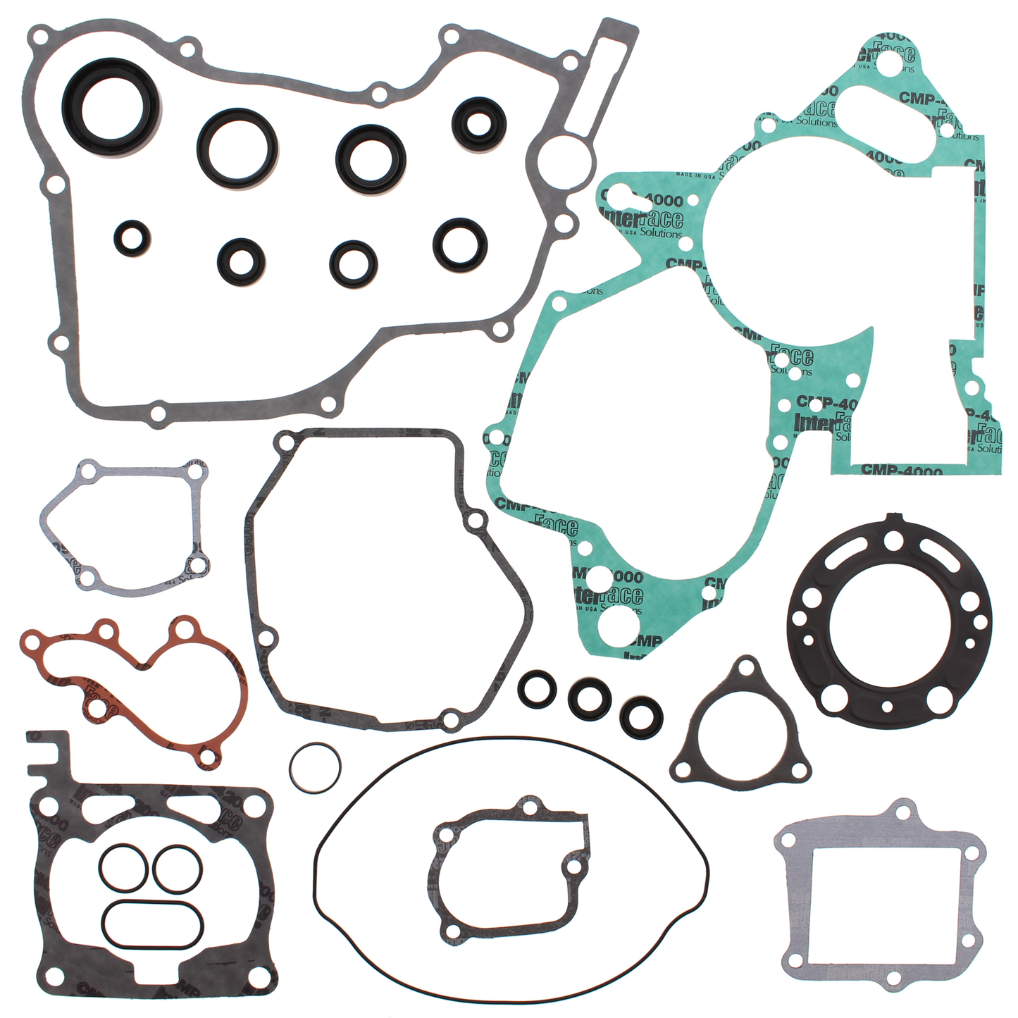 Vertex Complete Gasket Set With Oil Seals • #681-1244