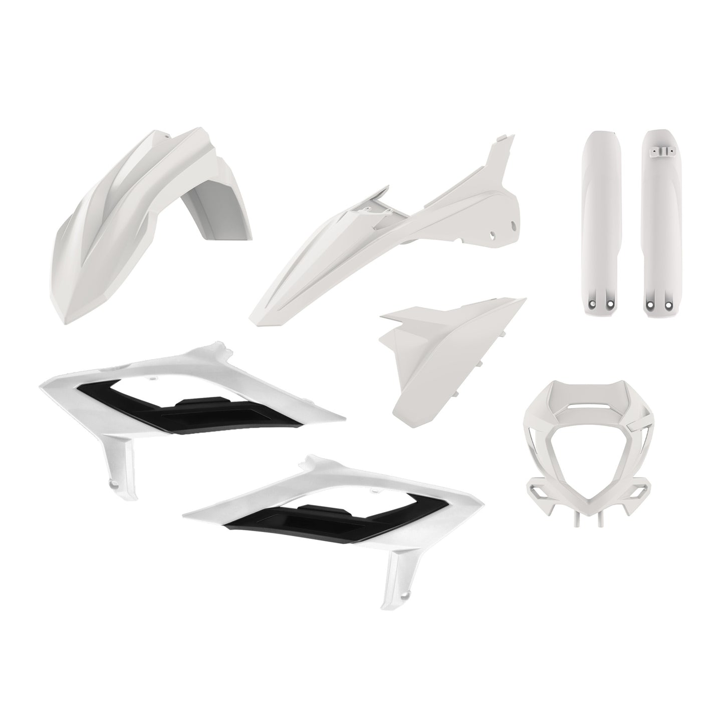 Polisport Plastic Body Kit Beta White