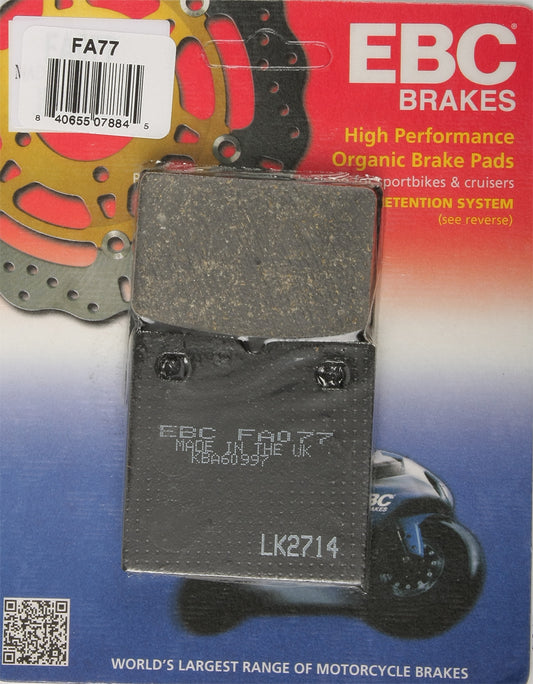 Ebc Brake Pads Fa77 Organic