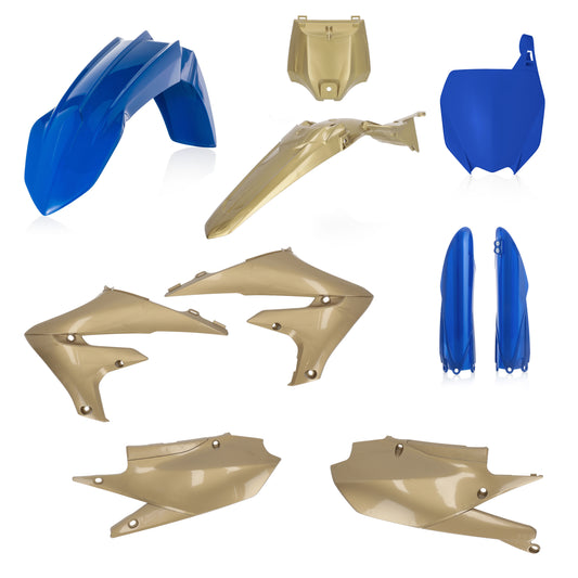 Acerbis Full Plastic Kit Blue/Gold Yam