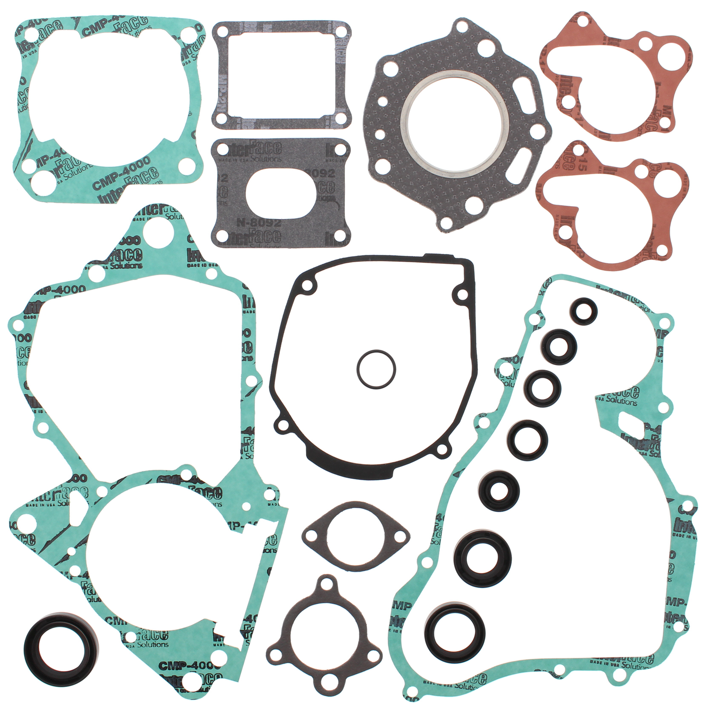 Vertex Complete Gasket Set With Oil Seals • #681-1231