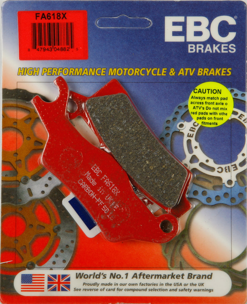 Ebc Brake Pads Fa618X Carbon X Series