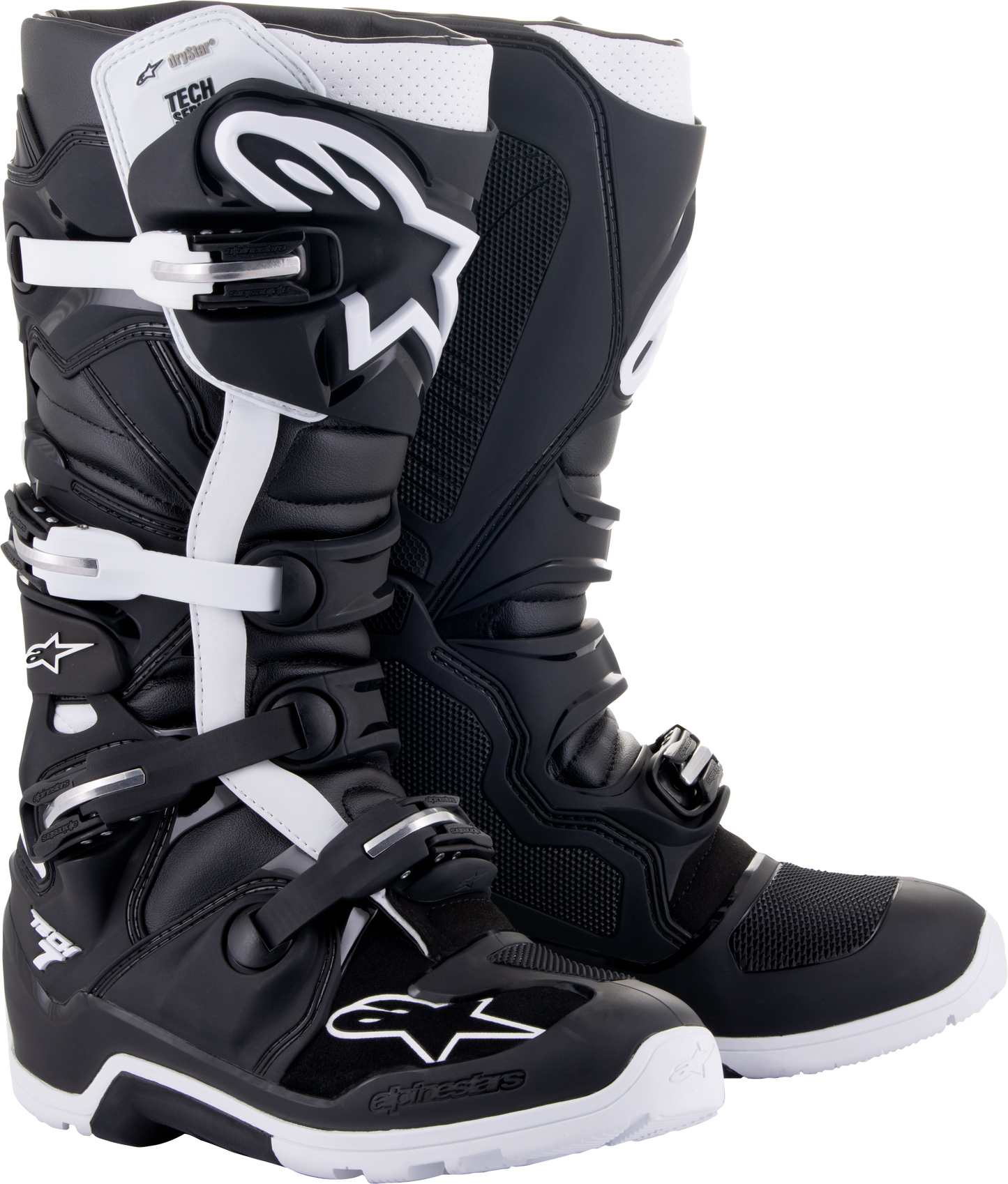 Alpinestars Tech 7 Enduro Drystar Boots Black/White Sz 12