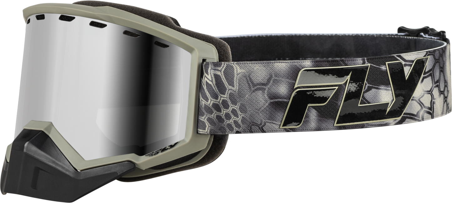 Fly Racing Focus Snow Goggle Se Kryptek W/ Silver Mirror/Smoke Lens