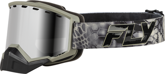 Fly Racing Focus Snow Goggle Se Kryptek W/ Silver Mirror/Smoke Lens