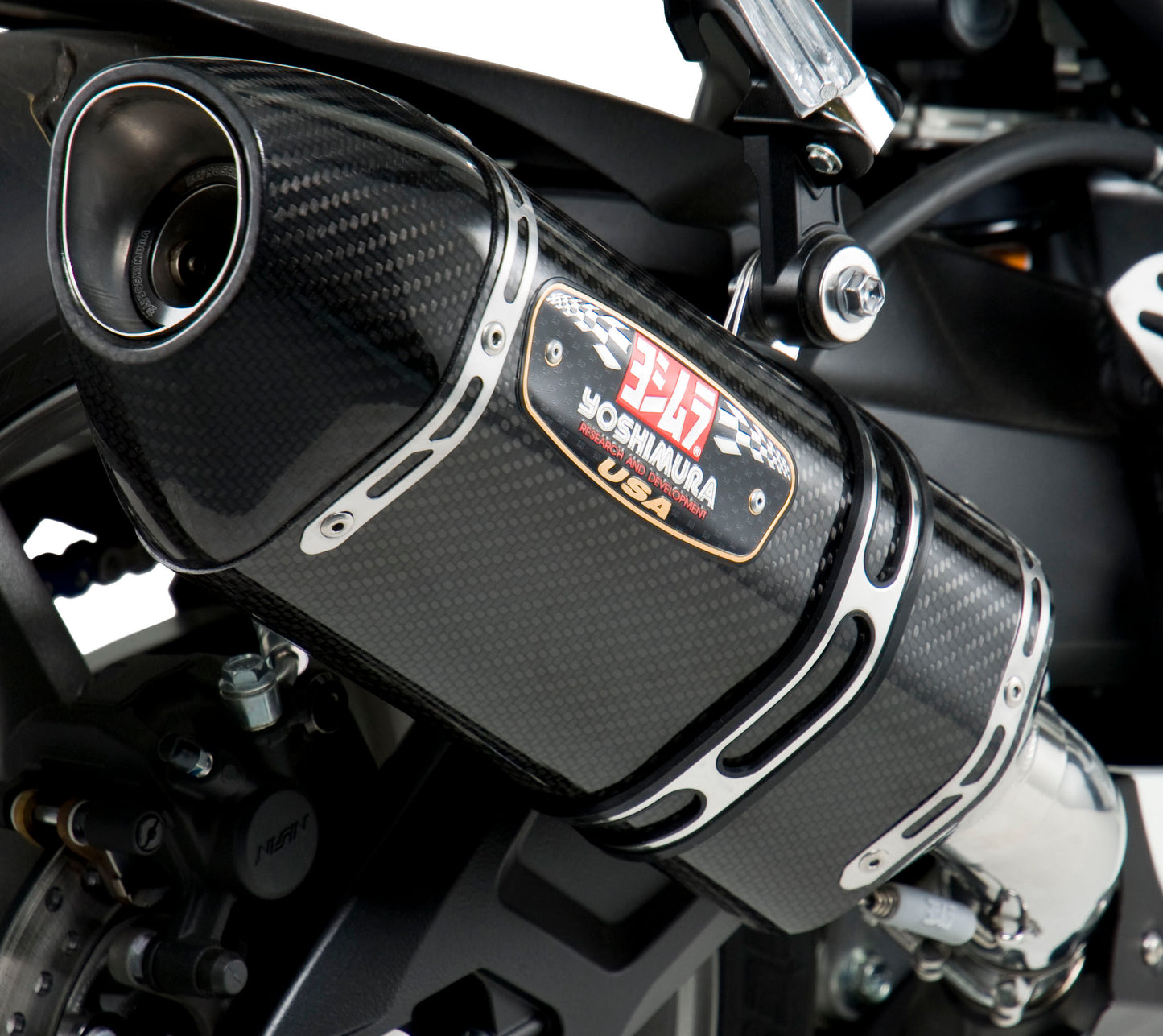 Yoshimura Exhaust Street R-77 Slip-On Ss-Cf-Cf • #960-1424