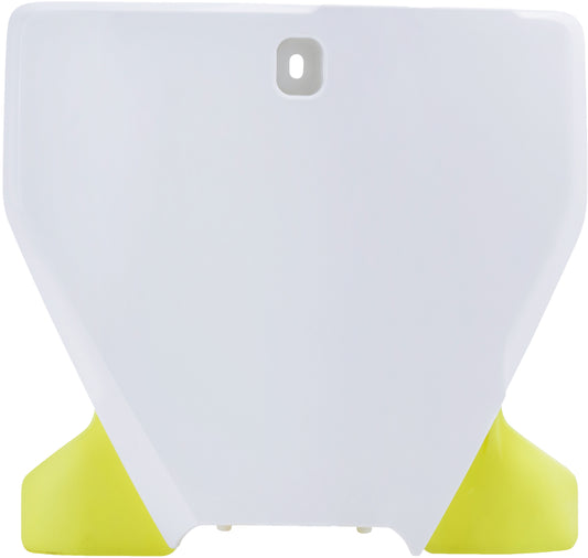 Acerbis Front Number Plate White/Yellow • #27265-76814