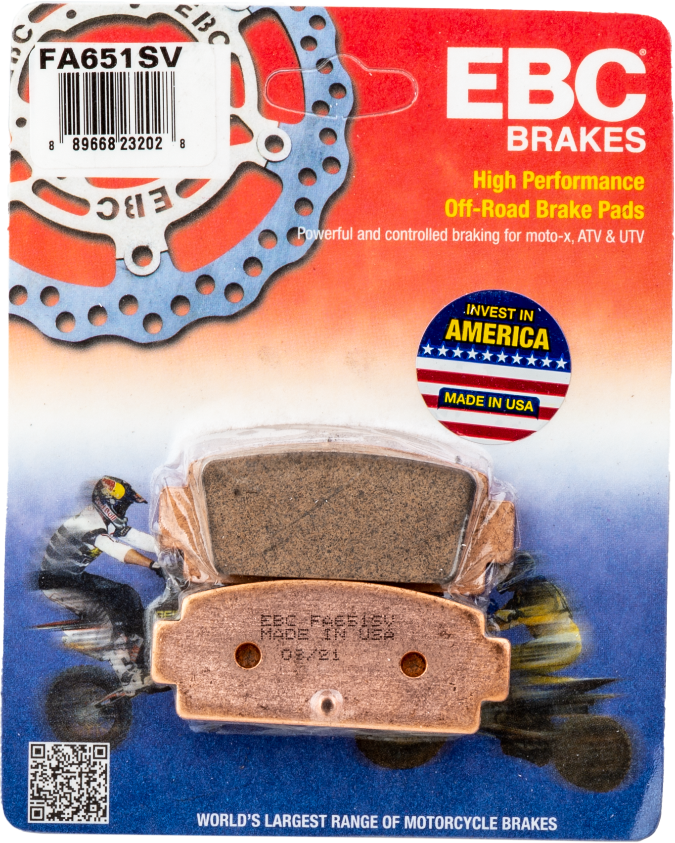 Ebc Brake Pads Fa651Sv Severe Duty Sv Series