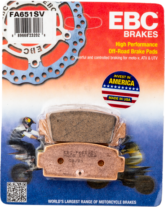 Ebc Brake Pads Fa651Sv Severe Duty Sv Series