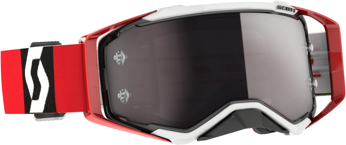 Scott Prospect Goggle Red/Black Silver Chrome Works