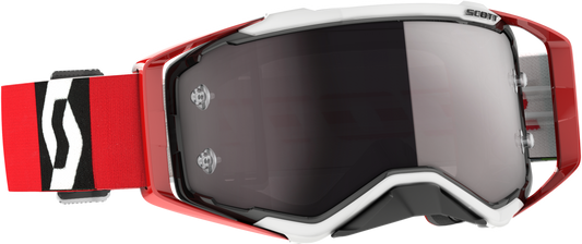 Scott Prospect Goggle Red/Black Silver Chrome Works