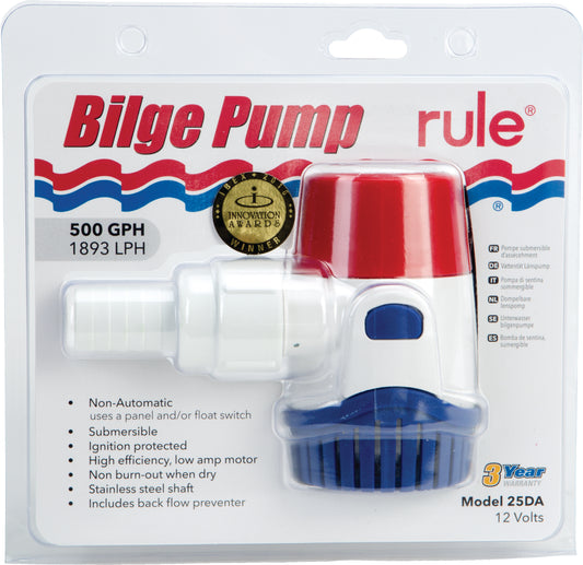 Rule Non-Automatic Bilge Pump