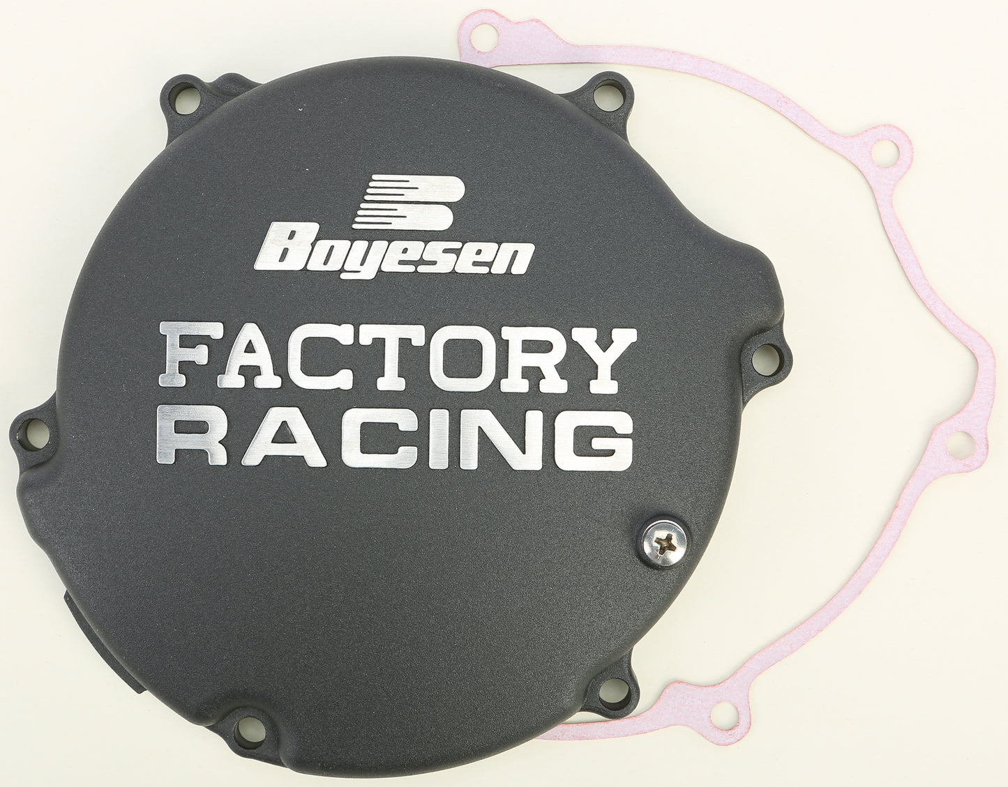 Boyesen Factory Racing Clutch Cover Black • #59-7211B