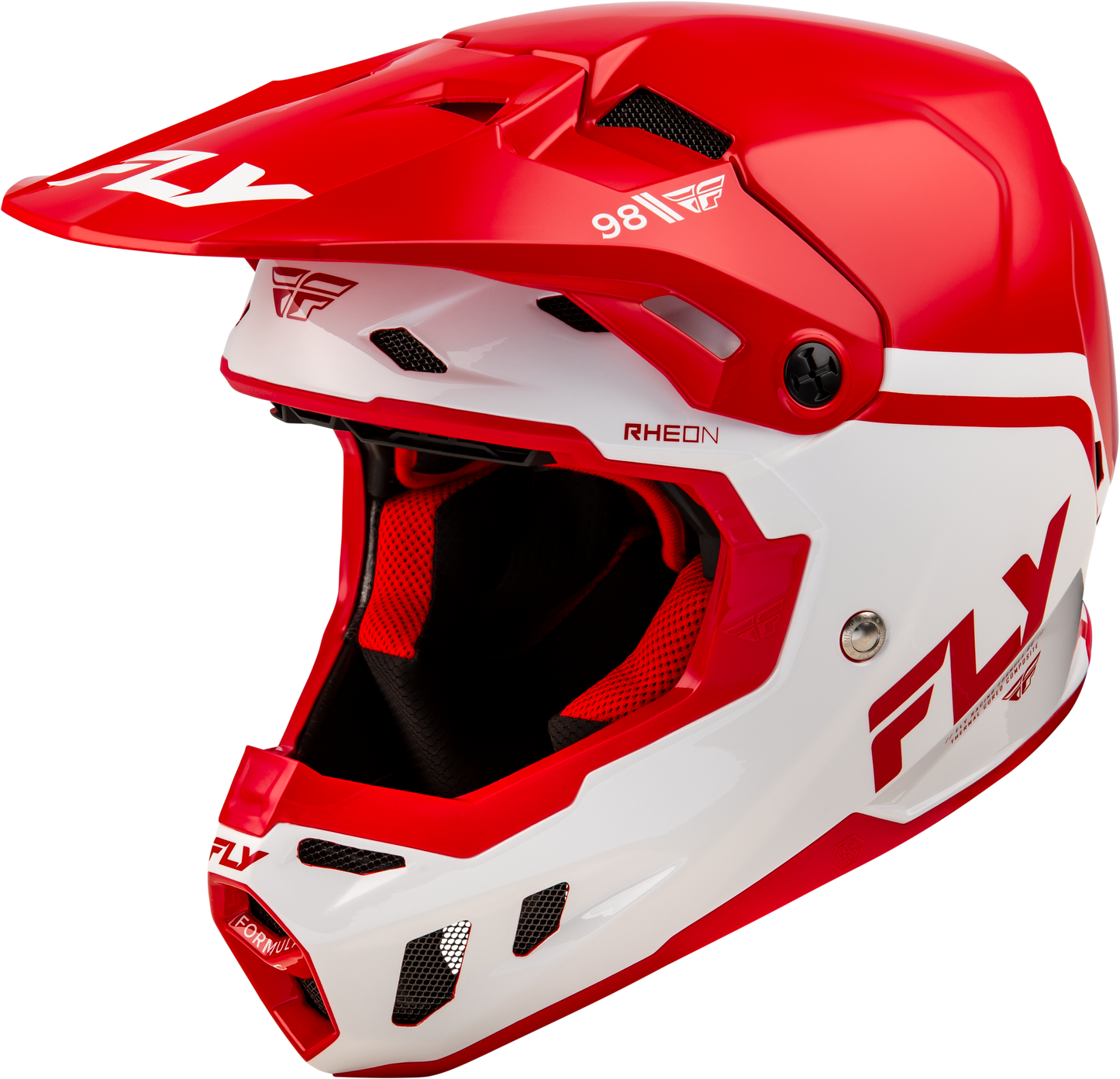 Fly Racing Formula Cc Objective Helmet Red/White 2X