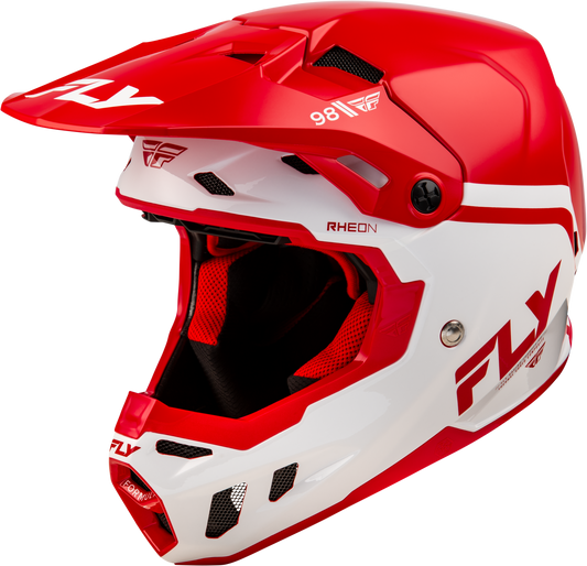 Fly Racing Formula Cc Objective Helmet Red/White 2X