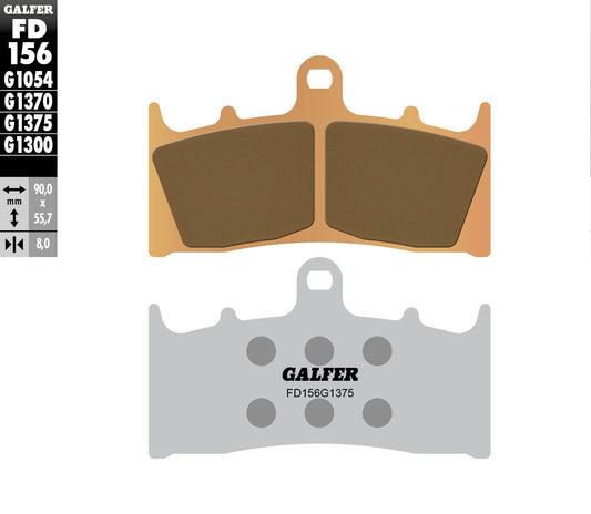 Galfer Brake Pads Sintered Ceramic Fd156G1375