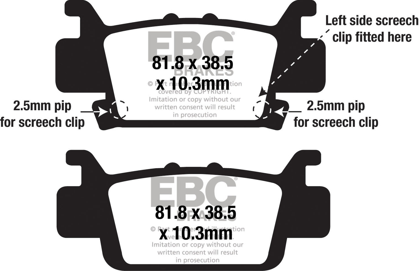 Ebc Brake Pads Fa703Sv Severe Duty Sv Series