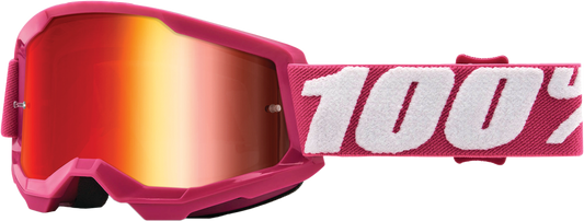 100-Percent Strata 2 Junior Goggle Fletcher Mirror Red Lens