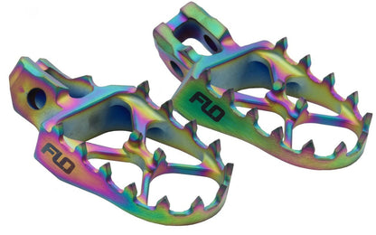 Flo Motorsports Titanium Foot Pegs