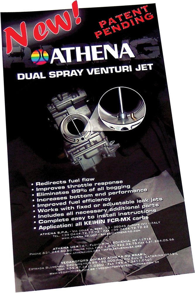 Athena Dual Spray Venturi Jet Kit