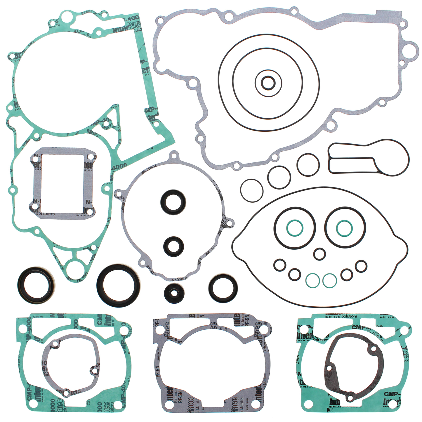 Vertex Complete Gasket Set With Oil Seals • #681-1326