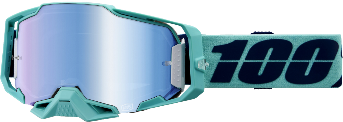 100-Percent Armega Goggle Esterel Mirror Blue Lens