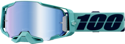 100-Percent Armega Goggle Esterel Mirror Blue Lens