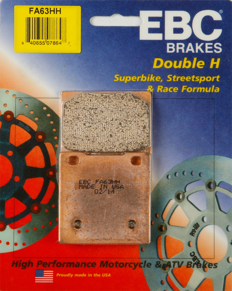 Ebc Brake Pads Fa63Hh Double-H Sintered