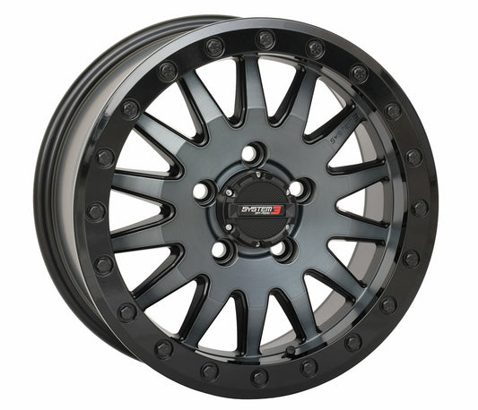 System 3 Sb8 Wheel 15X7 5+2 (+38Mm) 5/4.5 Matte Brushed Grey