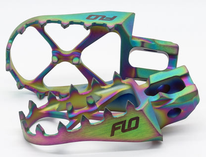 Flo Motorsports Titanium Foot Pegs