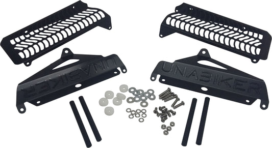 Unabiker Radiator Guard (Black) • #668-5084